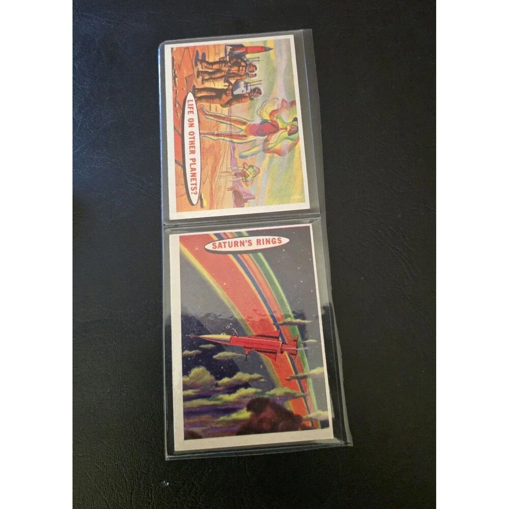 1957 Topps Space Cards Target Moon Vintage Sci-Fi Trading Card Lot Original